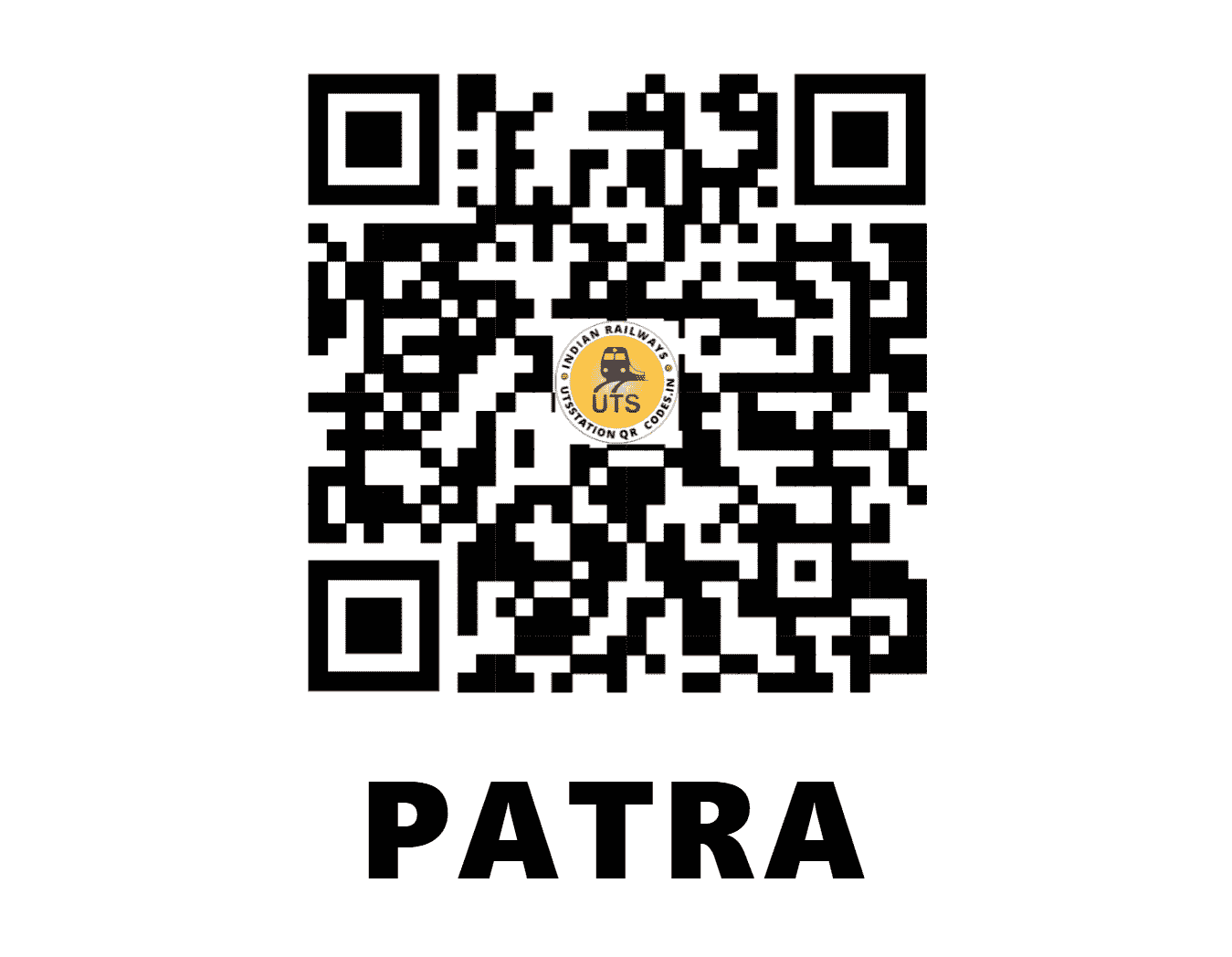 UTS QR Code for PATRA - PTRA - NC (UTTAR PRADESH)